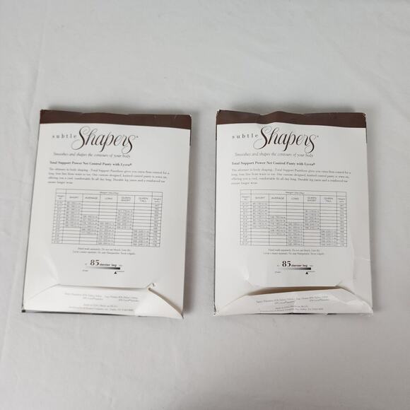 Vintage JC Penney Subtle Shaper Pantyhose Nylons Queen Tall Navy Control Support - Picture 3 of 7